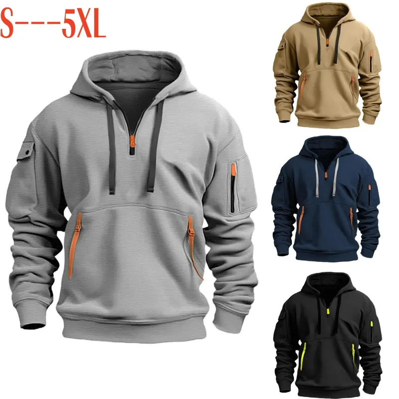 Jackall Lures Logo New Men's Keep Hoodies Streetwear Jacket Long Sleeve Sweatshirts Zipper Hooded Pullover — image 6