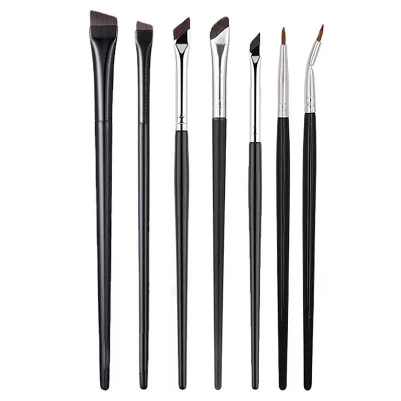 New Brow Contour Makeup Brushes Eyebrow Eyeliner Brush Professional Super Thin Angled Liner Eye Brush Make Up Tools — image 3