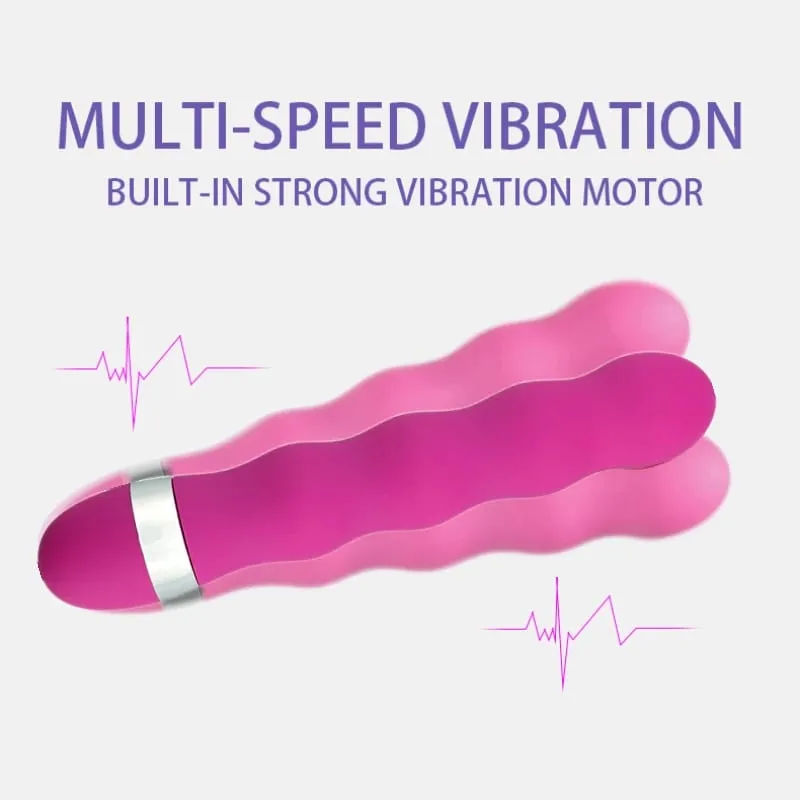Multi Speed G Spot Vibrator Vagina Clitoris Stimulator Butt Plug Anal Adult Sex Toy for Women Men Couples Silicone Dildo