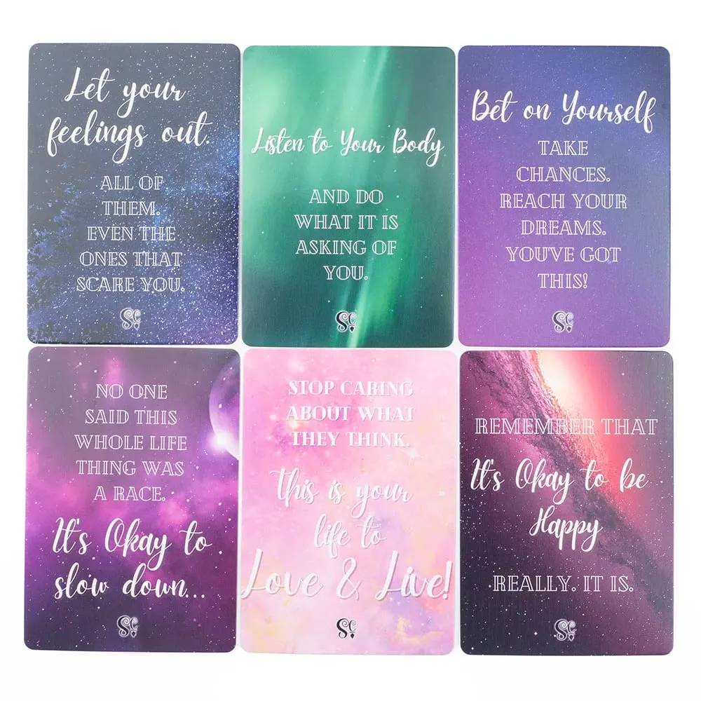 42 Oracle Card Deck Cosmic Messages Divination Inspirational Board Playing Games English Version 10.3x7.3cm