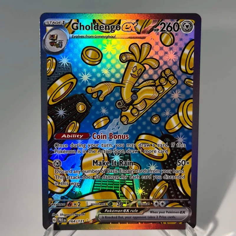 Prismatic Evolutions PKM Cards PTCG5-A GX Rainbow Umbreon Sylveon Leafeon ex Rare Collection Battle Toys Gifts for Hobbies — image 27