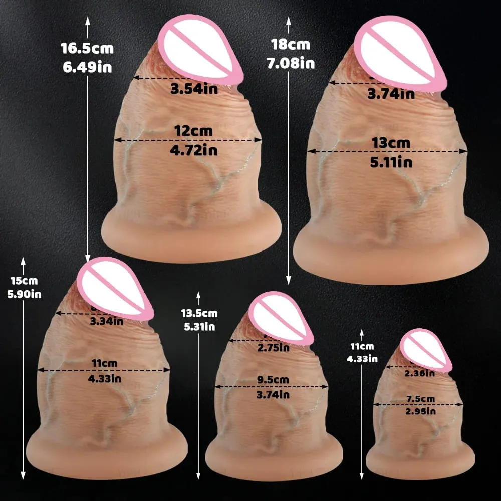 Super Bigger Thick Dildos Realistic Silicone Anal Dildo Expander Thick Penis Butt Plug Adult Sex Toys Masturbation Big Dick — image 3