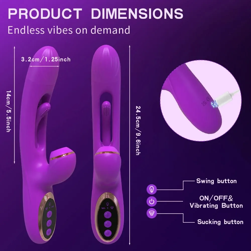 Sucking Flapping Vibrator for Women Clitoris G Spot Stimulator Dildo Tapping Vagina Massager Vibrating Adult Female Sex Toys