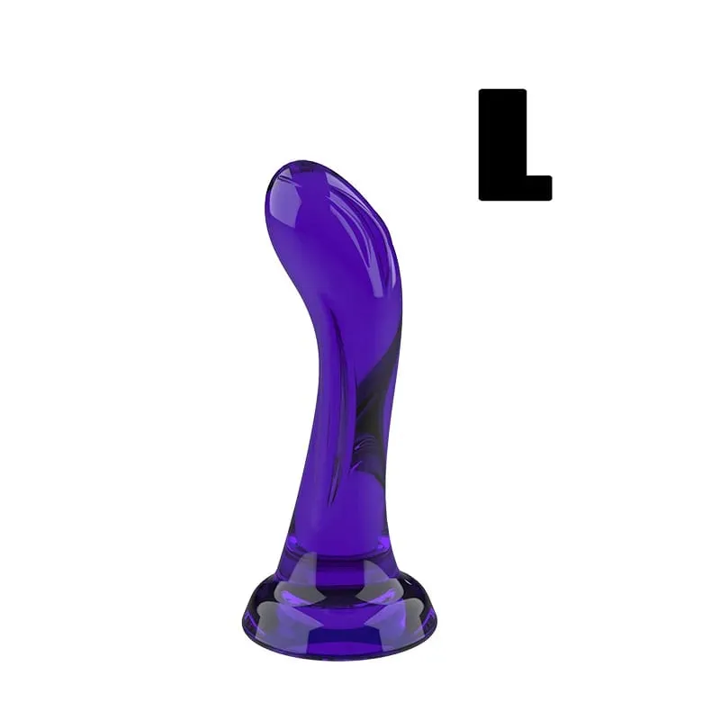Curved Realistic Dildo with Strong Suction Cup Soft Flexible G-Spot Sex Toy for Women Men Black Purple Clear Lifelike Dillo — image 11