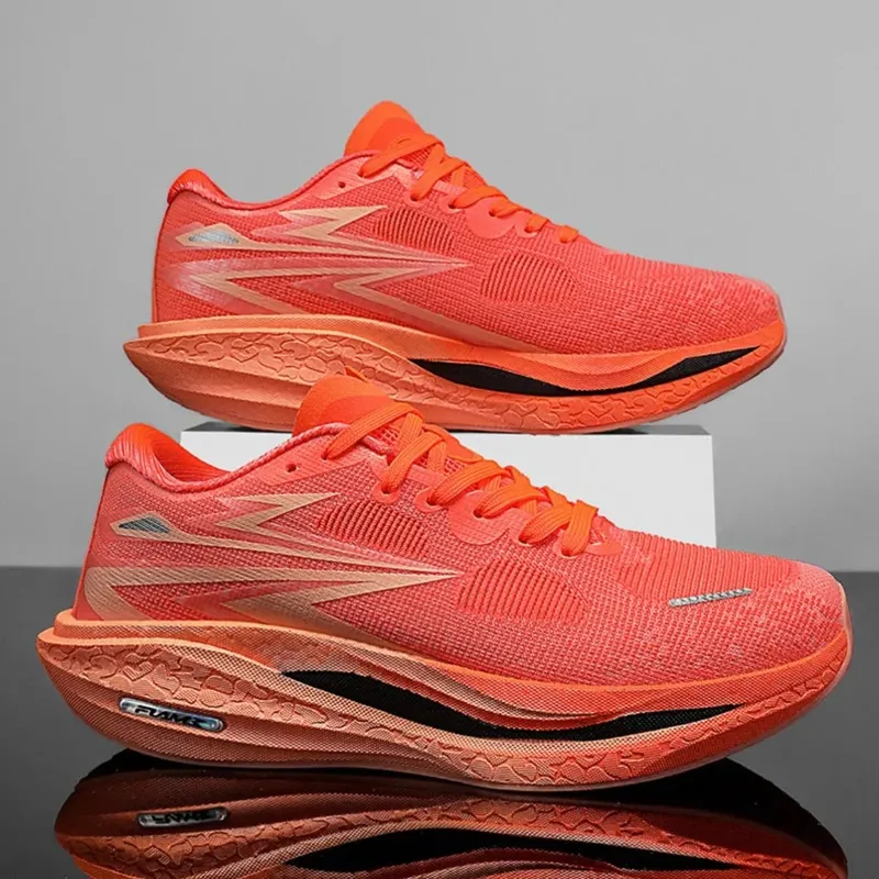 Carbon Plate Marathon Running Shoes Men Women Breathable Lightweight Sports Sneakers Shock Absorbing Athletic Shoes — image 2