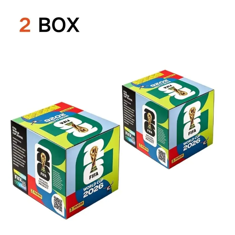 2026 FIFA World Cup Authorized Sticker Box & Album Bundle Must-Have Football Memorabilia Gift for Hobbyists
