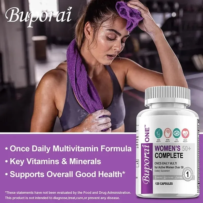 Women’s 50+ Complete Multivitamin - Supports Bone Eye Memory Brain and Skin Health Antioxidant Promotes Metabolism — image 5