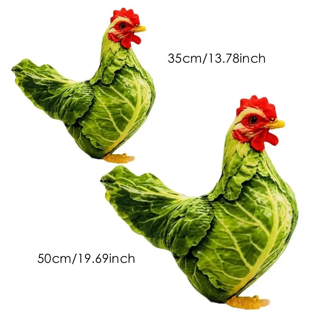 Plush Material Animal Body Pillow PP Cotton Filled 30cm Size Animal Cushion Doll Toys Soft Texture 35cm Chicken Pillow For Men