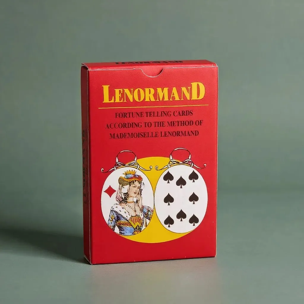 Mlle Lenormand Deck 36 Cards Esoteric Fortune Telling Printed on 350GSM Double-embossed Cardstock - 9*6cm — image 2