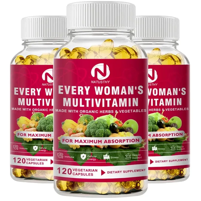 Multivitamin For Women Capsules Support Hormone Balance Skin Heart Brain Bone Immune Health