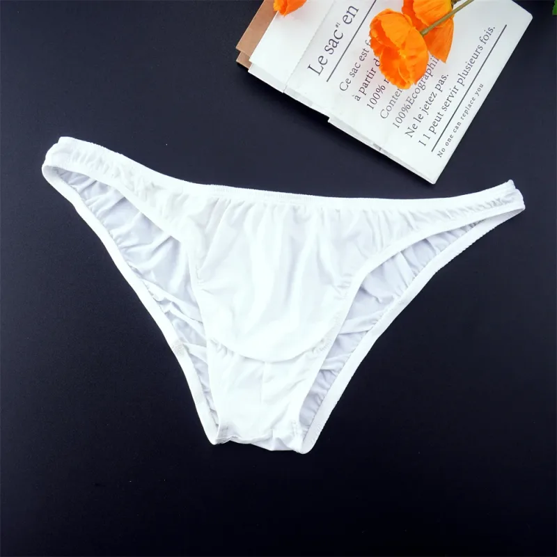 Người Đàn Ông Màu Trơn Ice Silk Quần Đùi Liền Mạch Eo Thấp U Lồi Quần Lót Nam Quần Lót Siêu Mỏng Co Giãn Thoáng Hơi Thở Nhanh quần