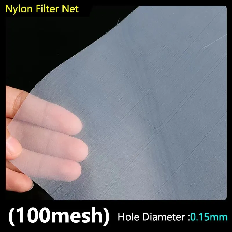 Food Grade Nylon Filter Mesh 80-500 Mesh Reusable Filter Fabric for Wine Drinking Water Kitchen Oil Paint & Ink Purification — image 9