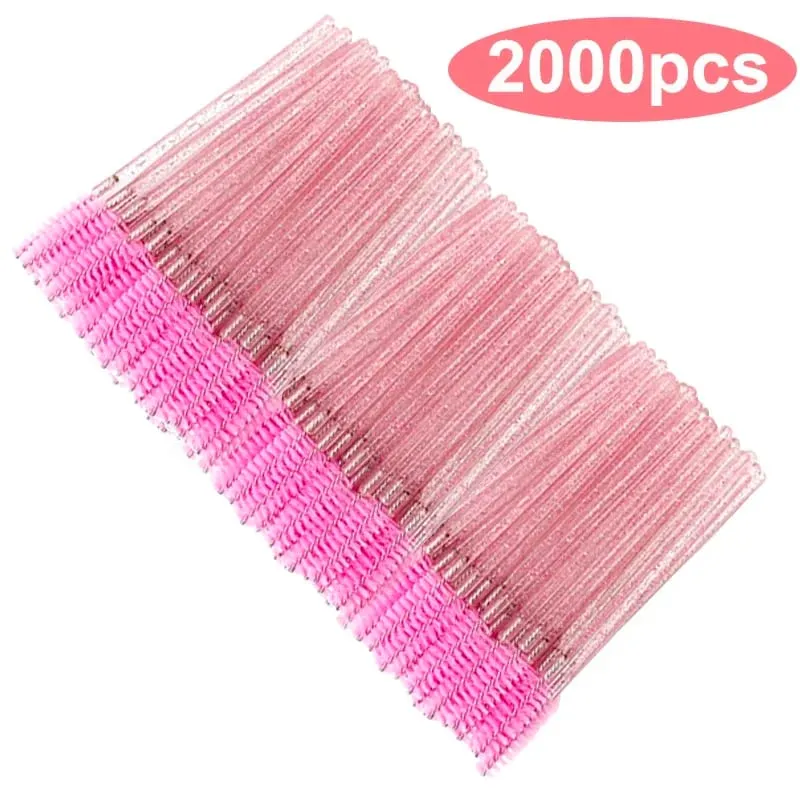 Wholesale Eyelash Brush Mascara Wands Wholesale Spoolies Eyebrow Lash Cleaning Brushes Applicator Makeup Tools 50/1000/2000pcs — image 11