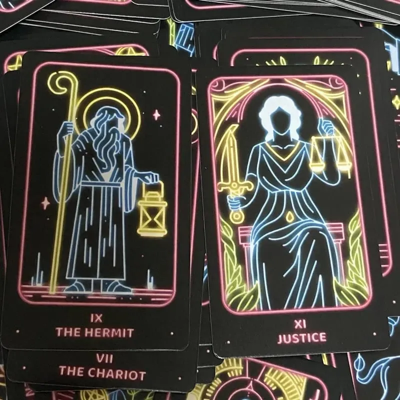 Simple Modern Minimalist Tarot cards A 78 deck Divination Fate English Edition Oracle Board Playing Table Games For Party