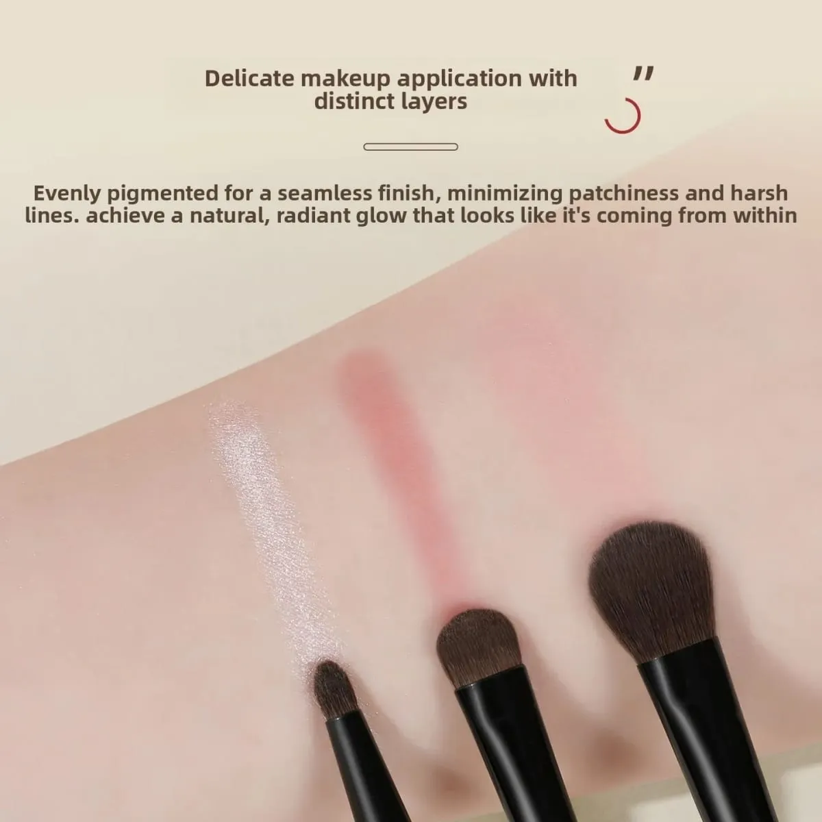 Walnut Wood 8Pcs Animal Hair Makeup Brush Set Fluffy Blush & Eyeshadow Foundation Blending Detail Makeup Brushes Cosmetic Tool