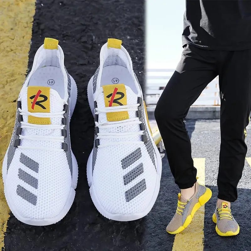 Men's Casual Sneakers Breathable Comfortable Walking Shoe Lace-up and Anti-slip Athletic Jogging Tennis Shoe Large Size 39-44 — image 1