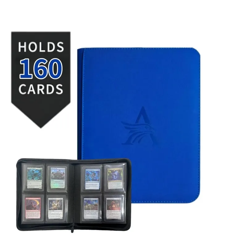 TopLoader 4-Pocket Card Binder (160 Cards) – Black/ Industrial-strength storage for TCG & sports cards. Collector's dream — image 11