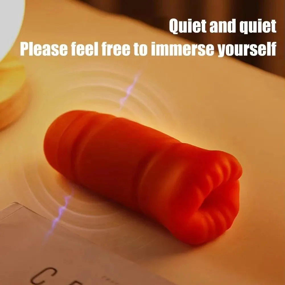 Automatic Male Masturbator Cup Vibrator Tongue Licking Blowjob Real Vagina Pocket Pussy Penis Oral Sex Toy For Adult Men Sex