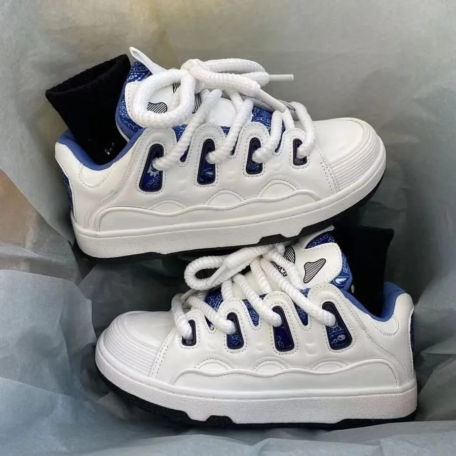 Increase Height Platform Sneakers Men's 2026 Trendy Non Slip Comfort Flats Women Outdoor Plus Size Casual Sport Shoes
