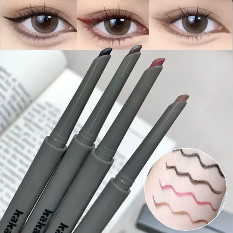 Kakashow Glue Eyeliner Sleeping Silk Brush Natural Color Long-lasting Eye Makeup Waterproof Aegyo Sal Brighten Easy Apply Makeup