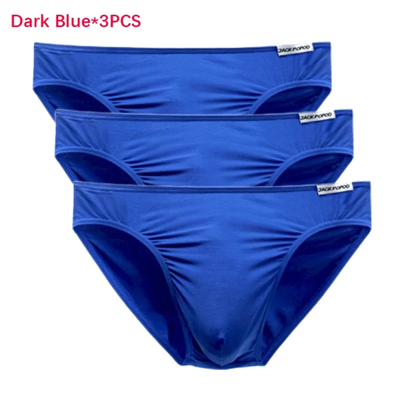 3PCS/Lot Men's Underwear Modal High Quality Soft Briefs Breathable Comfortable Youth Underpants Male Sexy U Bulge Pouch Panties — image 44