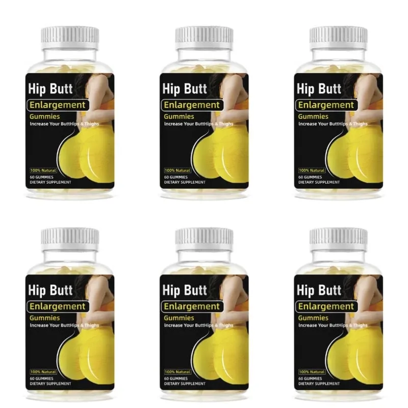 Hip Butt Enlargement Gummies for Buttocks Hips and Thighs Adults Glute Curve Support Gummies for Women Peach Flavor 60 Count — image 10