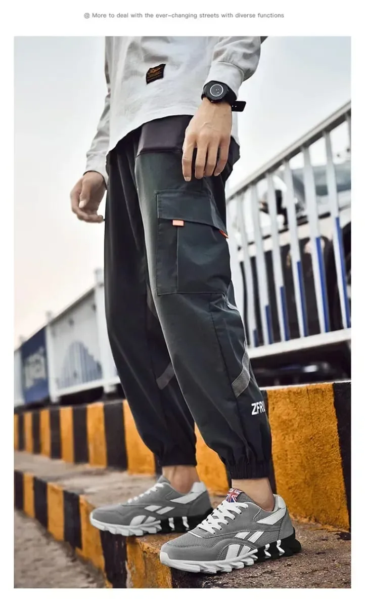 Brand Trend Size 36-48 Men's Wear-resistant Cushioning Thick-soled Fitness Sneakers Outdoor Breathable Running Shoes for Men