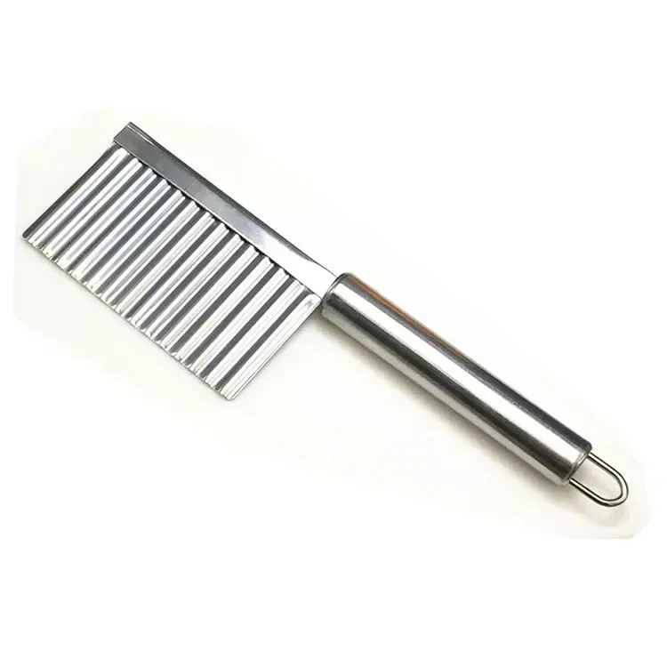 Stainless Steel Wave Potato Slicer Vegetable Cutter Potato French Fries Cutter Gadget Accessories Supplies Kitchen Cooking Tools