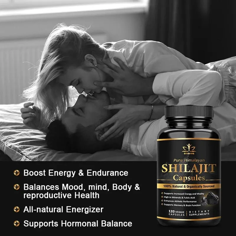 Shilajit Pure Himalaya Organic Shilajit Supplement med Purity Høj dosering og styrke til energistyrke og immunitet mænd og kvinder — image 3