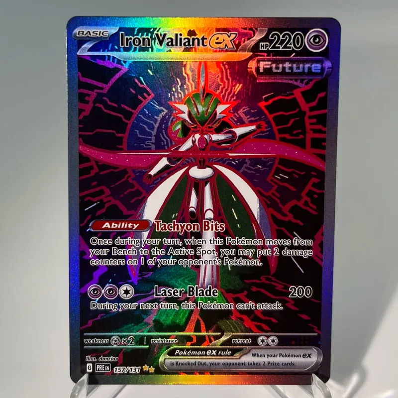Prismatic Evolutions PKM Cards PTCG5-A GX Rainbow Umbreon Sylveon Leafeon ex Rare Collection Battle Toys Gifts for Hobbies — image 20