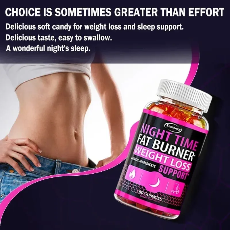 Nighttime Metabolism Gummies - Tone Up Capsules for Bloating & Metabolism Appetite Suppressant — image 7