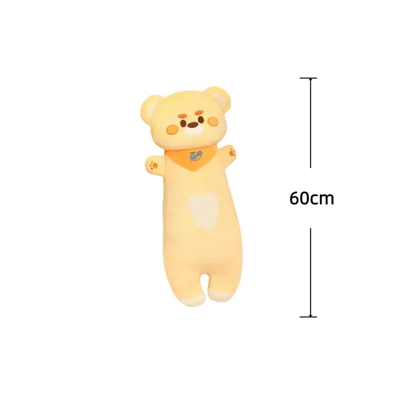 Aninimal Plush Pillow 60/80cm Rabbit Pig Bear Stuffed Cushion Kawaii Home Decor Toys Accompany Sleep Toy Birthday Surprise Gift