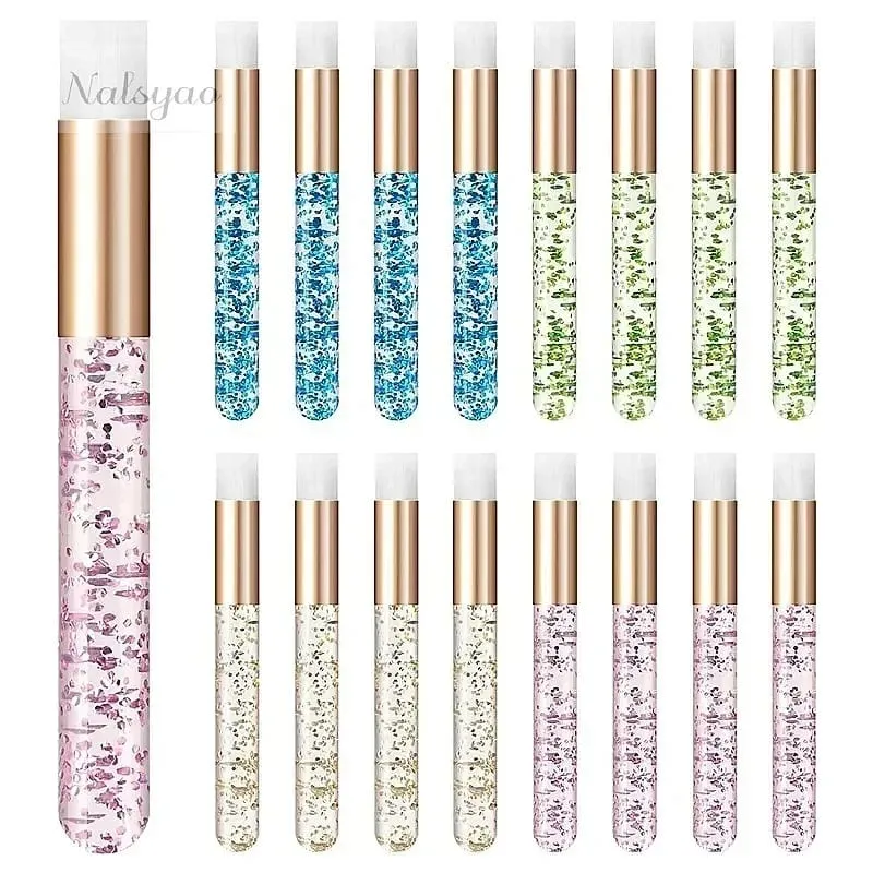 Wholesale 30/50pcs Eyelash Cleaning Brushes for Extensions Glitter Lash Shampoo Brush Nose Pore Cleansing Makeup