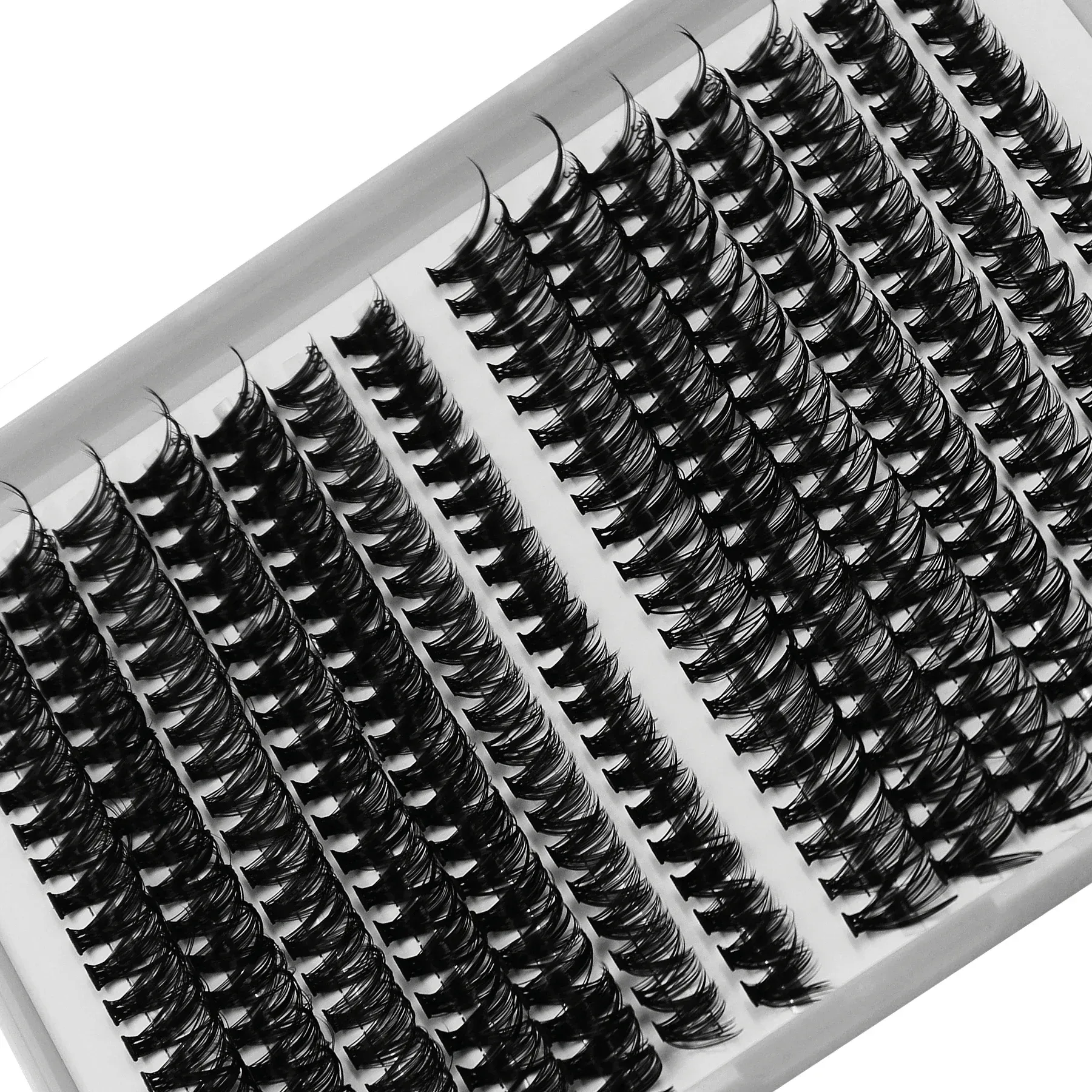 280pcs 30D 40D Individual Lashes Wispy Cluster Reusable False Eyelashes DIY Lash Extension 9-15mm Mix Length for Eye Makeup