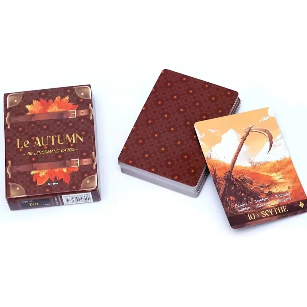 Neues Le Autumn Tarot, 36 Lenormand-Karten, Deck, Brettspiel, Tarot-Karte, lustig, zart, Partyzubehör für Familie, Party, Geschenk — image 2