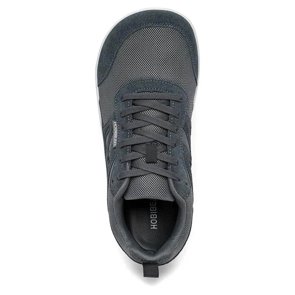 Sapatos descalços para mulheres homens zero gota larga toe box tênis minimalista rendas até tênis de corrida leves