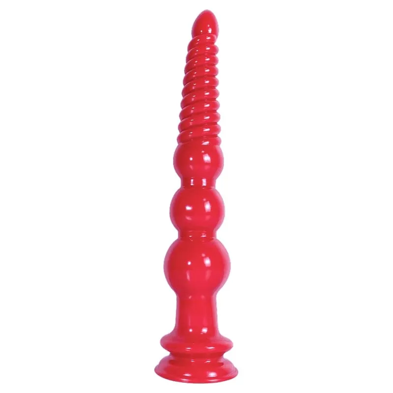 Soft PVC Gourd-Shaped Anal Beads Textured Anal Plug Suction Cup Anal Plug Prostate Massager Adult Sex Toys for Couples Unisex — image 1
