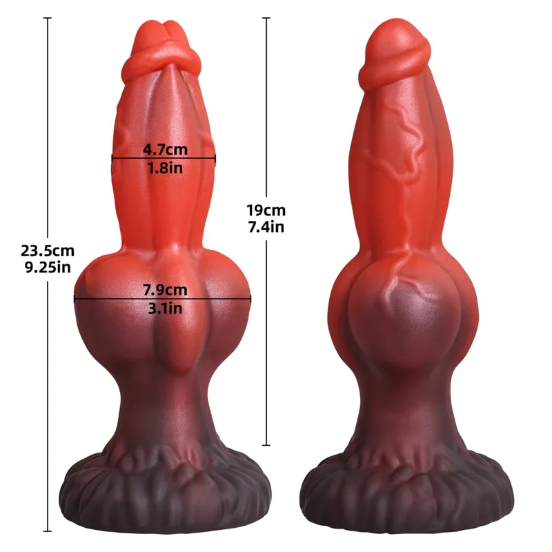 Dragon Dildo for Women Big Anal Dildo with Suction Cup Soft Monster Dildo Silicone Anal Plug Prostate Massager Sex Toys for Men — image 10