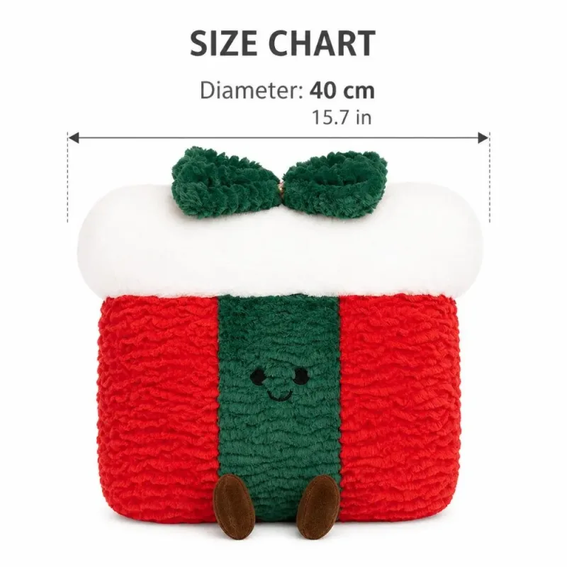 Cute Creative Shape Christmas Pillow Soft Stuffed Comfortable Gingerbread Man Cushion Seasonal Pattern Waist Cushion Home Decor — image 9