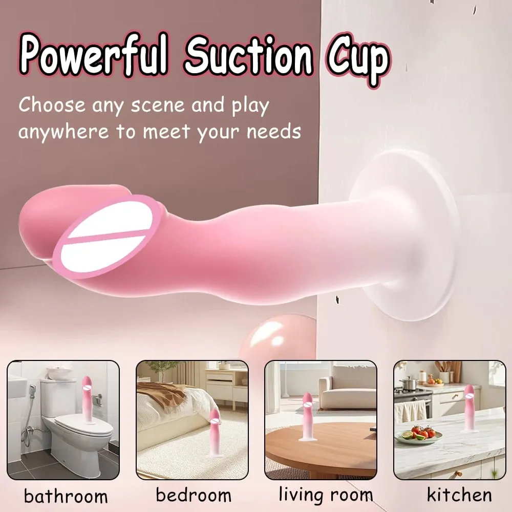 Simulation Dildo With Liquid Silicone Masturbation Sex Toys With Suction Cups Female G point Anal Plug Massage Adult Products — image 3
