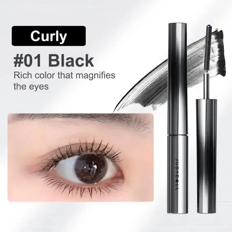 Judydoll Lashes Mascara Mascara impermeabile in fibra di seta Nero Estensioni ciglia lunghe arricciate Occhi sexy Cosmetici per il trucco
