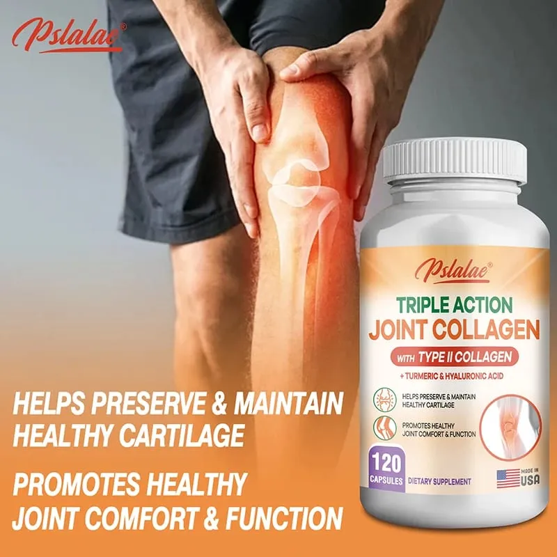 Triple Action Joint Collagen with Type II Collagen - Promotes Joint Health & Comfort Relieves Pain Rebuilds Preserves Cartilage — image 3