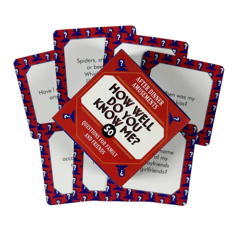 Mini tamanho verdade ou desafio jogo de cartas viagem trivia nome que sintoniza quão bem você me conhece Riddle Me este jogo para jogar em festa — image 6