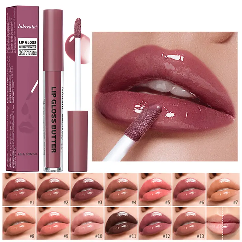 Lip Gloss Lip stain Plumping Moisturizing Nourish Lubricating Iba't ibang Kulay Maliwanag na Lip Tint Long Lasting Lipgloss Cosmetics