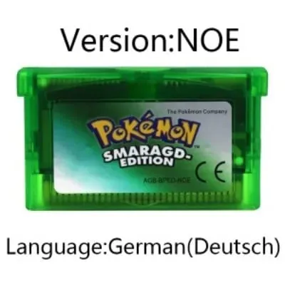 GBA Game Pokemon Series Video Game Cartridge Console Card Pokemon Emerald FireRed Ruby LeafGreen Sapphire Multi-language