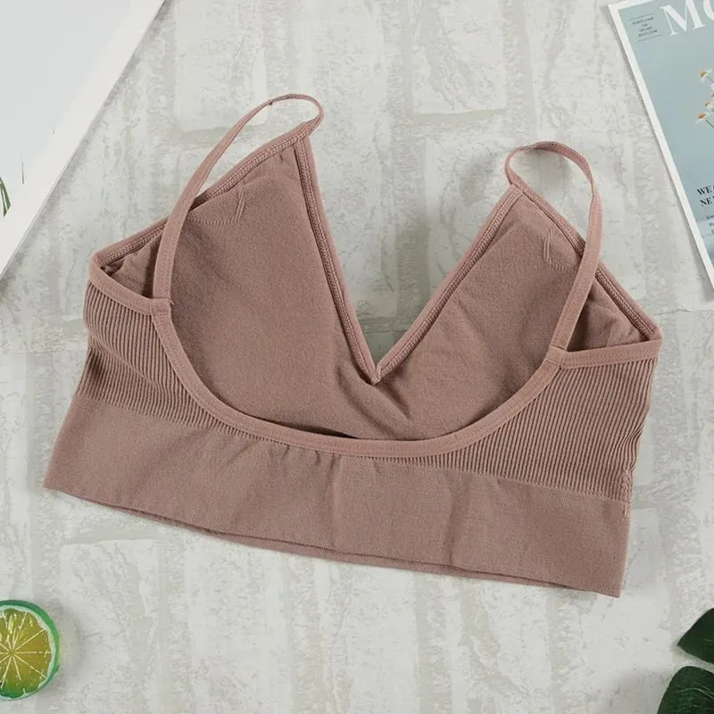 2Pcs Bra Set Underwear Set Women Panties Sexy G-String Seamless Bralette Female Lingerie Soft Tank Crop Top 2026 — image 7