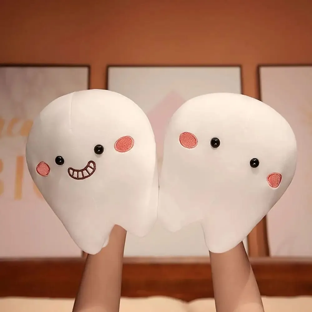 Soft Pillow Tooth Plush Toys Creative Cushion Children Gits Teeth Stuffed Pillow Cartoon Design Oral Teeth Throw Pillow