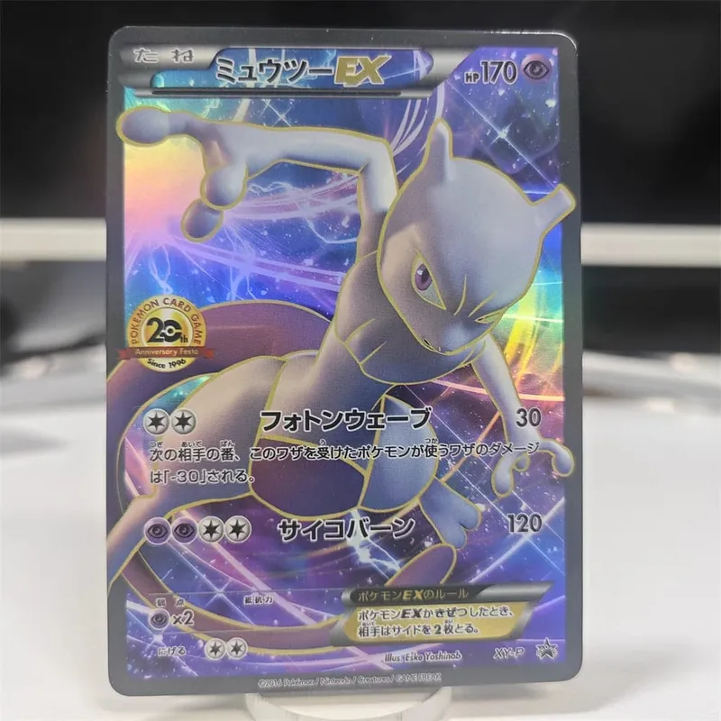 Diy Ptcg Roxie Cards LEGENDS Z-A Game Collection Mewtwo Ex Card Japanese Cartoon Mega Clefairy Greninja Special Art Rare Gift — image 7