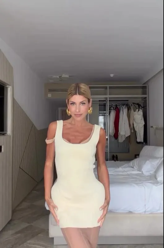 Kvinnor Spets Patchwork Sling Dress Mesh Midi Cover-up Genomskinlig ärmlös Spaghetti Strap Klänningar 2026 Summer Sexy Chic Wear