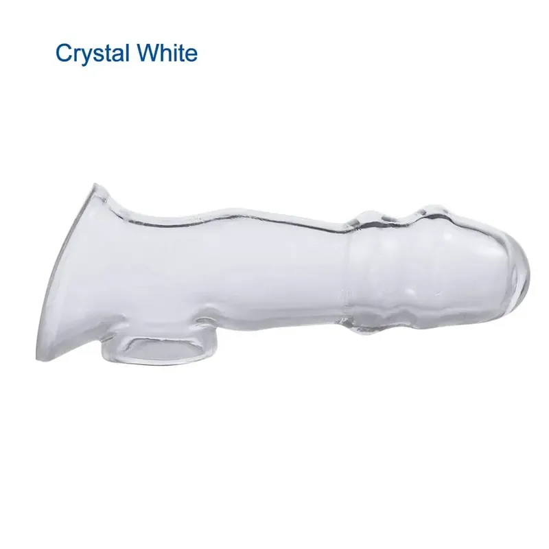 Extensor peniano adulto elástico alto, preservativo reutilizável e mais seguro, brinquedo sexual para casal, homens, ferramentas de ejaculação retardada — image 7